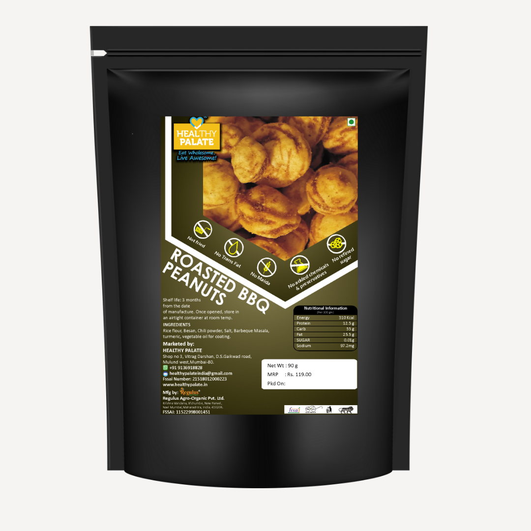 Roasted BBQ Peanuts(90g)(Jain)